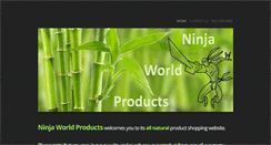 Desktop Screenshot of ninjaworldproducts.com